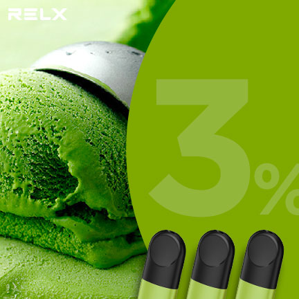 RELX煙彈四代 悅刻原裝正品（抹茶冰淇淋）3入